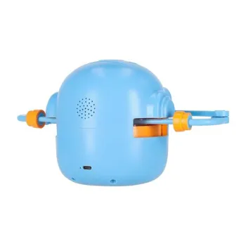 Zabawka interaktywna edukacyjna robot nauka rysowania fiszki mazaki niebieski-1279493