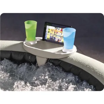 Uchwyt do napojów podświetlany LED z miejscem na tablet telefon SPA INTEX 28520-1272125