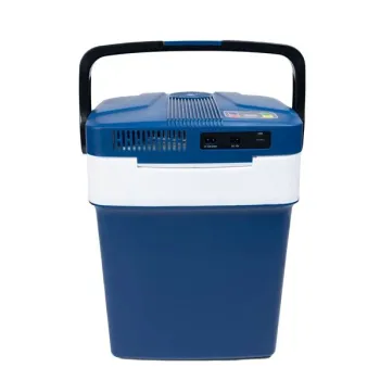 Lodówka turystyczna przenośna samochodowa 29L 220-240V DC12V funkcja grzania wkład gratis niebieska-1274339