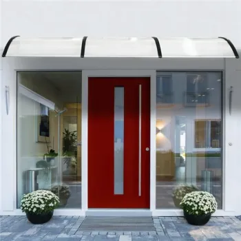Daszek nad drzwi 150x80 cm zadaszenie osłona poliwęglan MultiGarden-1271787