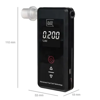 Alkomat AX7 elektrochemiczny z PLATYNĄ 5000 pomiarów bez kalibracji-1270539