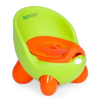 Nocnik toaleta sedes dla dzieci wyjmowany wkład antypoślizgowe nóżki zielony ECOTOYS-1273363