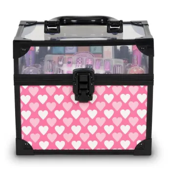 Zestaw kuferek kosmetyków do makijażu i paznokci dla dzieci-1270828