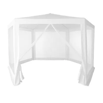 Namiot pawilon ogrodowy handlowy 2x2x2 m z moskitierą biały MultiGarden-1275120