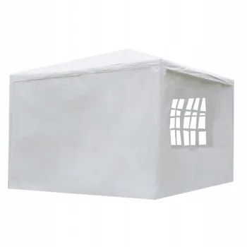 Namiot pawilon ogrodowy handlowy 3x3 m 4 ścianki biały MultiGarden-1273969