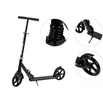 Hulajnoga miejska dla dzieci i młodzieży składana regulacja wysokości 95-105 cm koła 200 mm-1275872