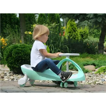 Jeździk grawitacyjny pojazd dla dzieci koła LED zielony ECOTOYS-1272415