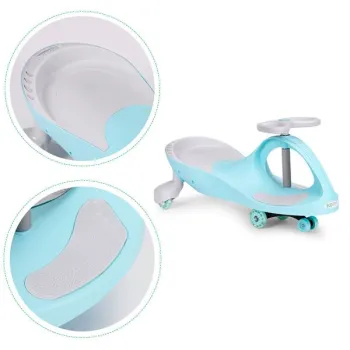 Jeździk grawitacyjny pojazd dla dzieci koła LED niebieski ECOTOYS-1272428