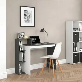 Biurko prostokątne biurowe komputerowe z regałem 4 półki ModernHome-1271395