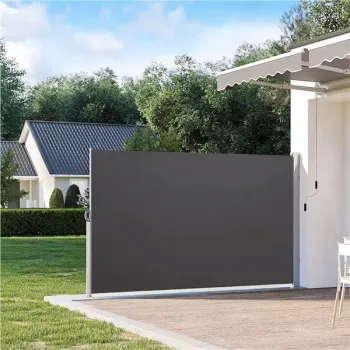 Składana markiza 300x200 cm boczna roleta parawan do ogrodu na taras antracyt MultiGarden-1271887
