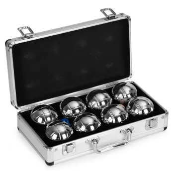 Zestaw do gry w bule kule boules petanque 8 szt. + walizka i akcesoria-1277317