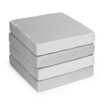 Sofa składana modułowa dla dzieci duża 2-osobowa DIY 10 miękkich poduch - szara ECOTOYS-1272514