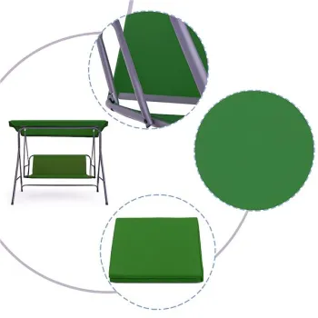 Siedzisko podkład do huśtawki ogrodowej 127x100 cm zielone MultiGarden-1275033