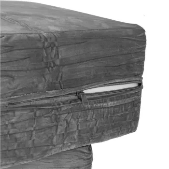 Sofa modułowa składana dla dzieci DIY 4 miękkie poduchy - szara ECOTOYS-1276165