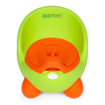 Nocnik toaleta sedes dla dzieci wyjmowany wkład antypoślizgowe nóżki zielony ECOTOYS-1273362