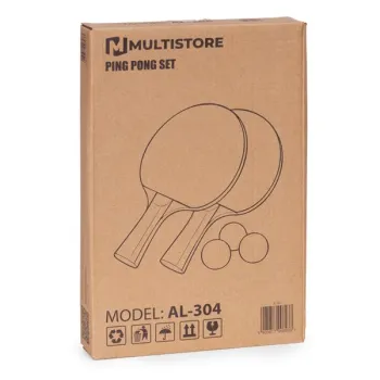 Zestaw do tenisa stołowego 2 paletki do ping-ponga 3 piłeczki-1277292