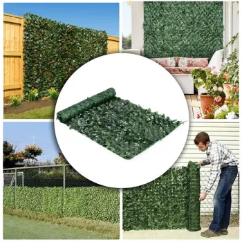 Sztuczny bluszcz żywopłot 300x100 cm zielona osłona na balkon maskująca-1273550