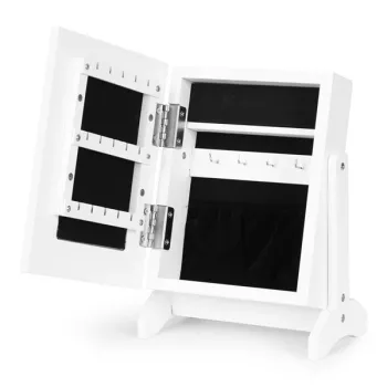 Organizer pudełko szkatułka na biżuterię z lustrem ModernHome-1271793