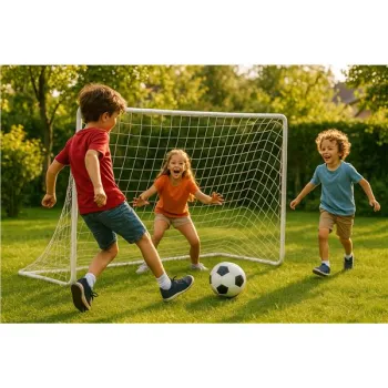 Dwie bramki piłkarskie z siatką do piłki nożnej 180x122 cm MultiGarden-1272066