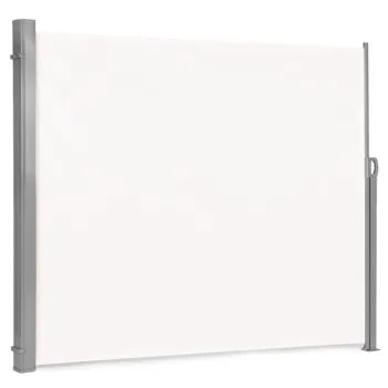 Składana markiza 300x180 cm boczna roleta parawan do ogrodu na taras beżowa MultiGarden-1271848