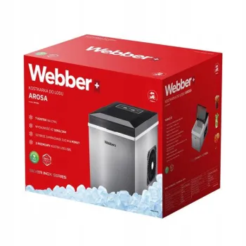 Kostkarka do lodu domowa maszyna do kostek kuszony lód 10 kg 165W WEBBER-1275604