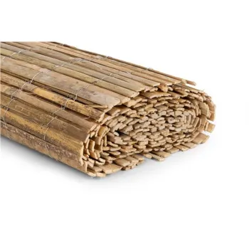 Dwustronna mata bambusowa 150x500 cm na balkon taras ogrodzenie naturalna MultiGarden-1274864