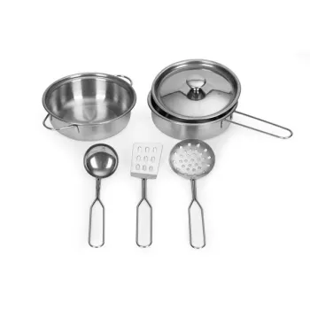 Drewniana kuchnia dla dzieci dźwięki LED piekarnik pralka akcesoria kuchenne ECOTOYS-1273255