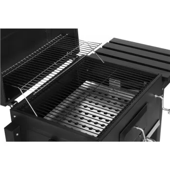 Grill węglowy duży ogrodowy z pokrywą termometr półki koła dmuchawa gratis-1274149