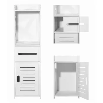 Szafka łazienkowa słupek 80cm biała