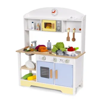 Kuchnia dla dzieci piekarnik pralka mikrofala 12 akcesoriów ECOTOYS-1275786