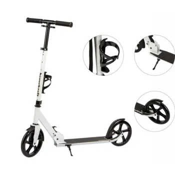 Hulajnoga miejska dla dzieci i młodzieży składana regulacja wysokości 91-101 cm koła 200 mm uchwyt na bidon-1275898