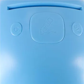 Zabawka interaktywna edukacyjna robot nauka rysowania fiszki mazaki niebieski-1279495