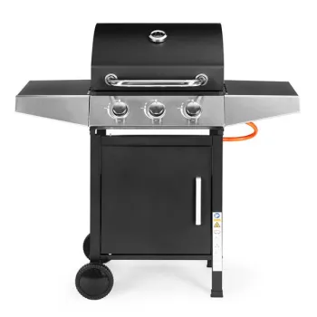 Grill gazowy ogrodowy 10.2 kW duży ruszt 3 palniki termometr reduktor MultiGarden-1274662