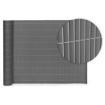 Dwustronna mata bambusowa 100x500 cm na balkon taras ogrodzenie antracyt MultiGarden-1274835