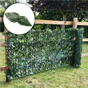 Sztuczny bluszcz żywopłot 300x100 cm zielona osłona na balkon maskująca-1273551