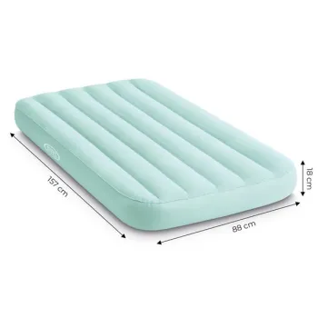 Materac dmuchany dla dzieci do spania 157x88x18 cm niebieski INTEX 66803NP BLUE-1273173