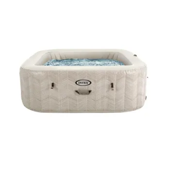 Nadmuchiwane SPA kwadratowe basen z hydromasażem 6 os. 196x71 cm akcesoria premium INTEX 28472-1274426