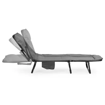 Łóżko polowe turystyczne 200x65 cm kanadyjka leżanka składana MultiGarden-1276683