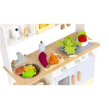 Kuchnia dla dzieci piekarnik pralka mikrofala 12 akcesoriów ECOTOYS-1275790