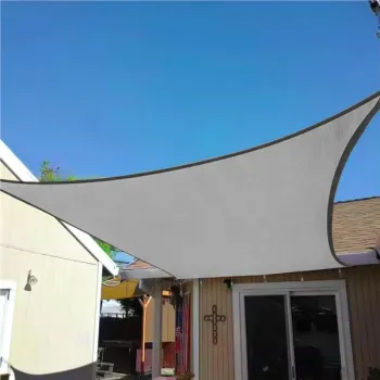 Kwadratowy żagiel przeciwsłoneczny 3x3 m daszek wodoodporny szary MultiGarden-1271697