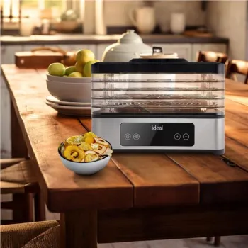 DUŻA Suszarka do grzybów owoców warzyw IDEAL INOX + termoobieg 400W + timer-1276362