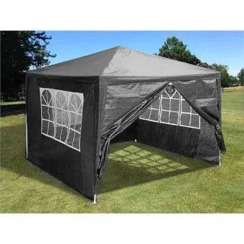 Namiot pawilon ogrodowy handlowy 3x3 m 4 ścianki szary MultiGarden-1273972