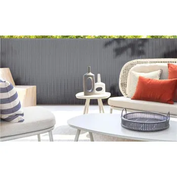 Dwustronna mata bambusowa 100x500 cm na balkon taras ogrodzenie antracyt MultiGarden-1274837