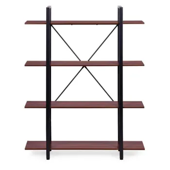 Regał loftowy industrialny do salonu biura 4 półki metalowa rama ModernHome-1276654