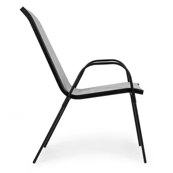 Zestaw komplet 2 krzeseł ogrodowych na taras balkon jasny szary MultiGarden-1274634