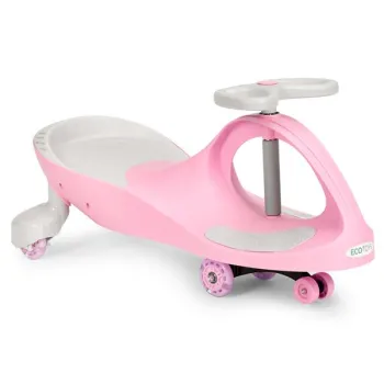Jeździk grawitacyjny pojazd dla dzieci koła LED różowy ECOTOYS-1272438