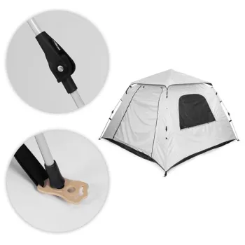 Namiot turystyczny samorozkładający kempingowy 4-osobowy iglo 1500 mm MultiGarden-1275191