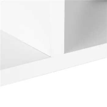 Nowoczesny regał do salonu kratka 5 półek na książki biały ModernHome-1271372