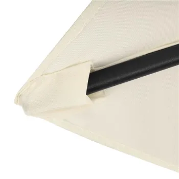 Składany parasol ogrodowy balkonowy regulowany 210 cm beżowy-1274378