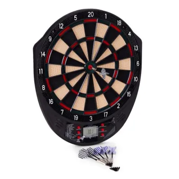 Elektroniczna tarcza do darta gry w rzutki lotki tablica LCD 41 cm 26 gier zestaw 6 rzutek-1277250